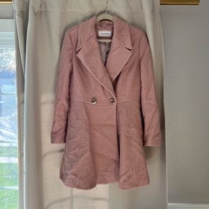 Calvin Klein Wool Double Breasted Coat